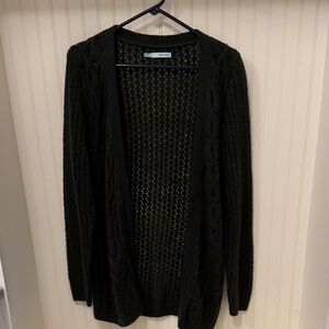 Maurice’s Dark Green Cable Knit Cardigan